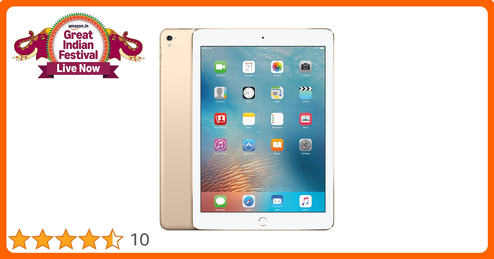 Apple iPad Air 2 Tablet (9.7 inch, 32GB, Wi-Fi + Cellular
